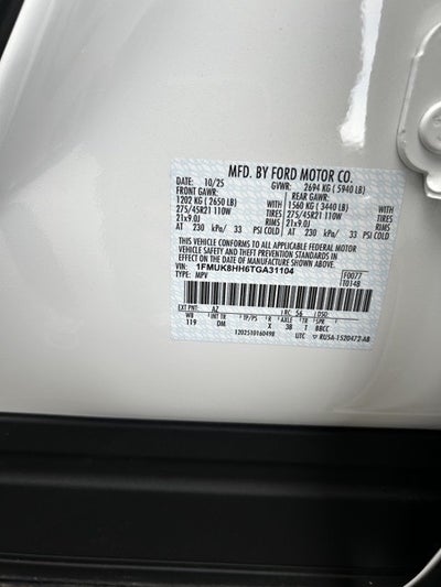 2026 Ford Explorer Platinum