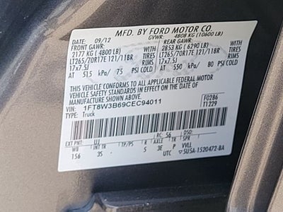 2012 Ford F-350SD XLT