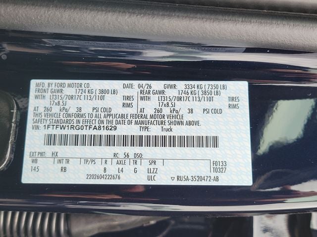 2026 Ford F-150 Raptor