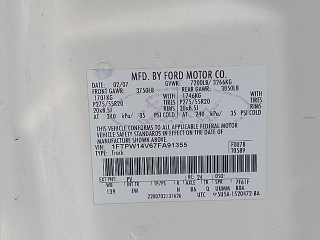 2007 Ford F-150 Lariat