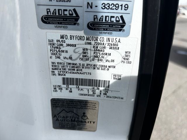 2004 Ford F-150 Lariat