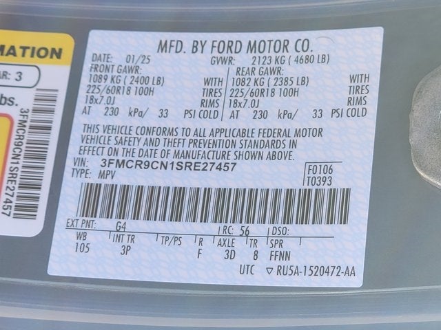 2025 Ford Bronco Sport Outer Banks