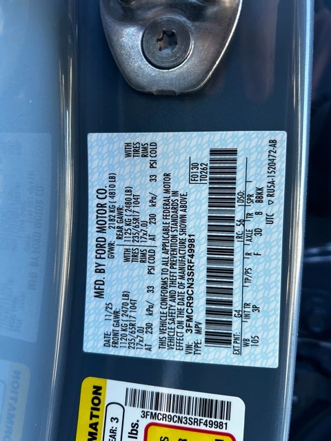 2025 Ford Bronco Sport Outer Banks