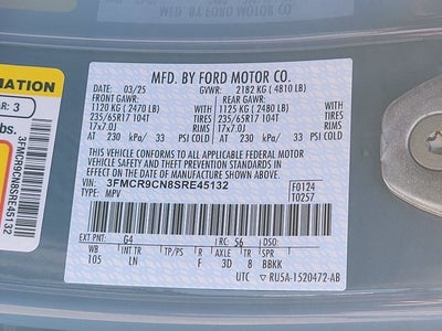 2025 Ford Bronco Sport Outer Banks