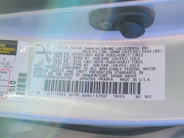 2006 Toyota Tacoma Base V6