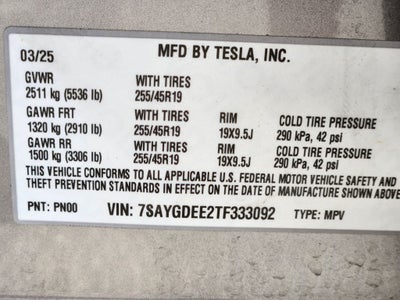 2026 Tesla Model Y Long Range