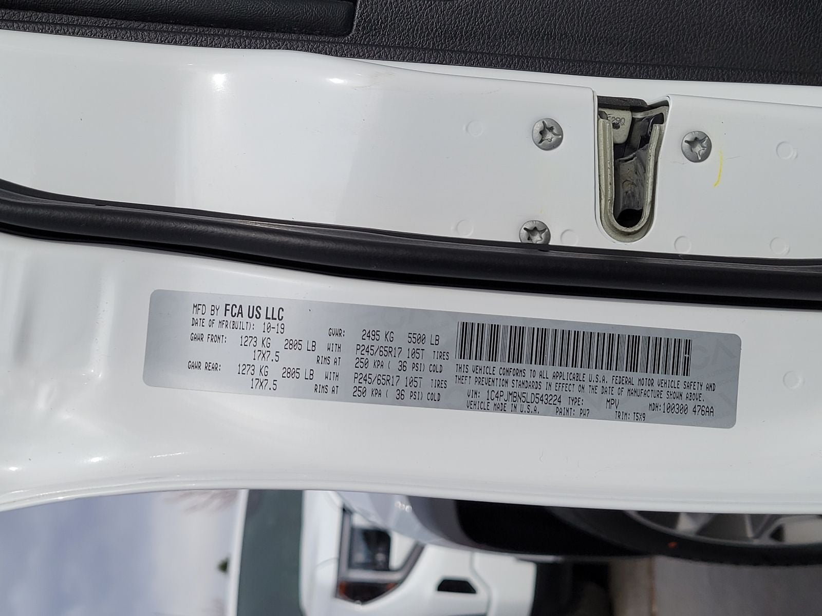 2020 Jeep Cherokee Trailhawk