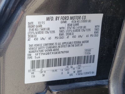 2016 Ford F-250SD Lariat