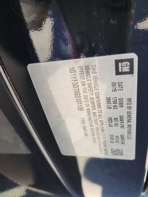 2016 Chevrolet Corvette 3LT