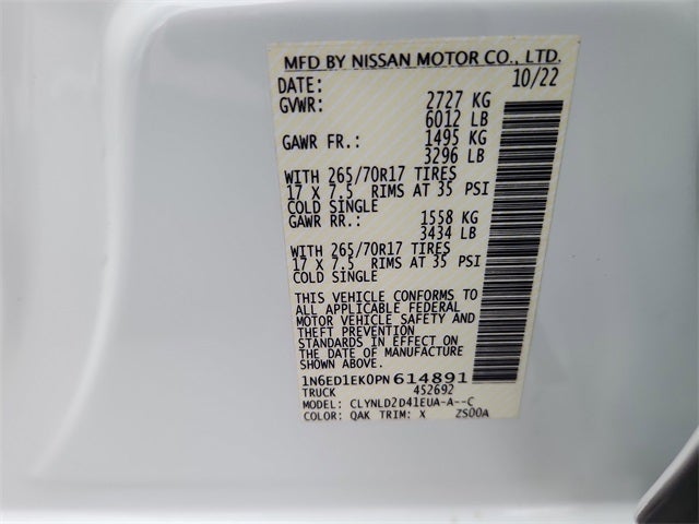 2023 Nissan Frontier PRO-4X