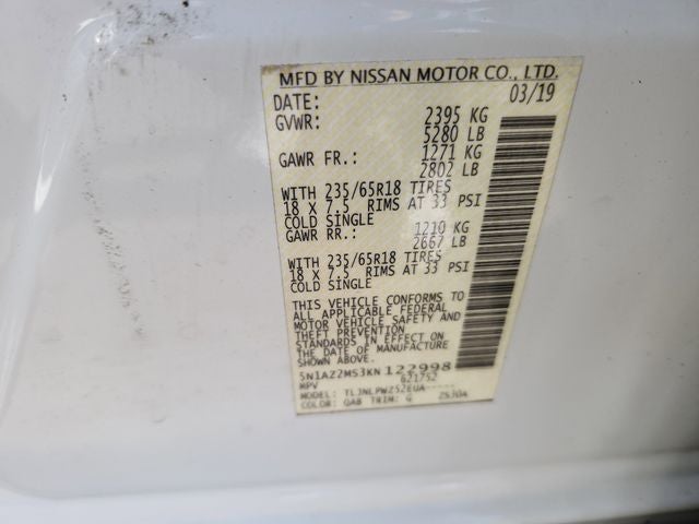 2019 Nissan Murano S