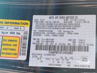 2026 Ford Mustang GT Premium