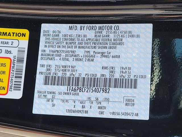 2026 Ford Mustang GT Premium