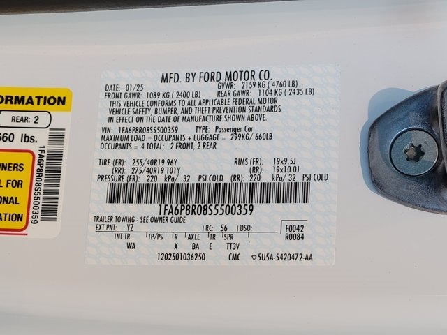 2025 Ford Mustang Dark Horse