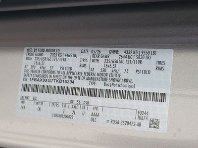 2026 Ford Transit-350 XLT