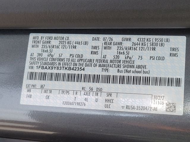 2026 Ford Transit-350 XLT
