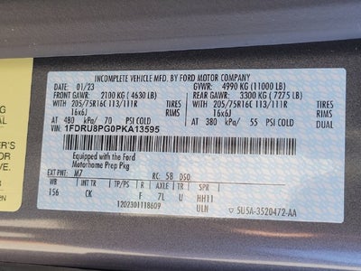 2023 Ford Transit-350 Base Winnebago EKKO 22A