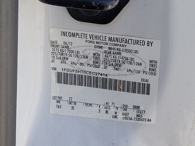 2012 Ford F-550 XLT DRW