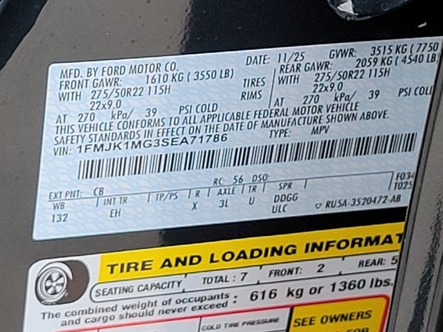 2025 Ford Expedition Max Platinum