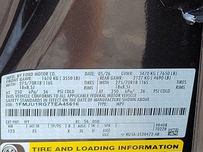 2026 Ford Expedition Tremor