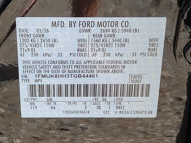 2026 Ford Explorer Platinum