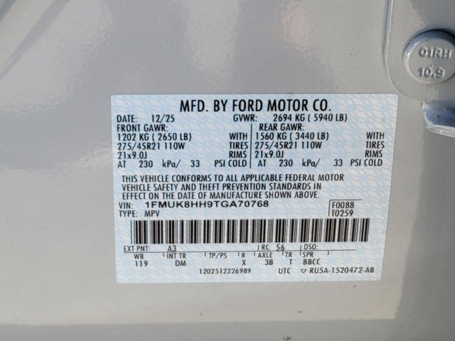 2026 Ford Explorer Platinum