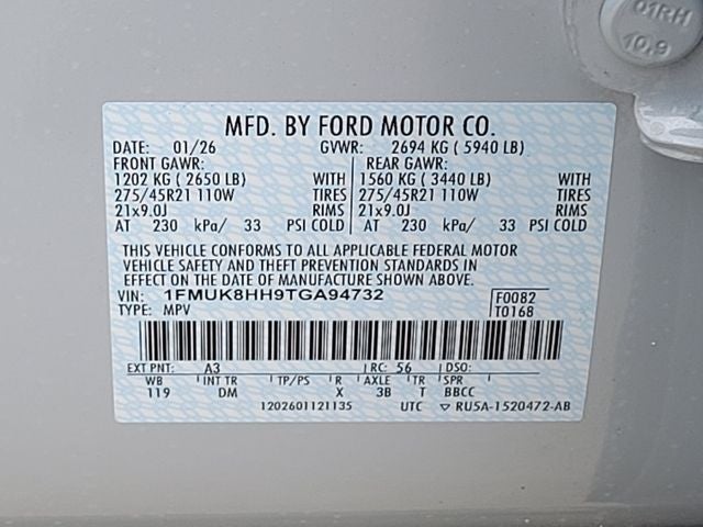 2026 Ford Explorer Platinum