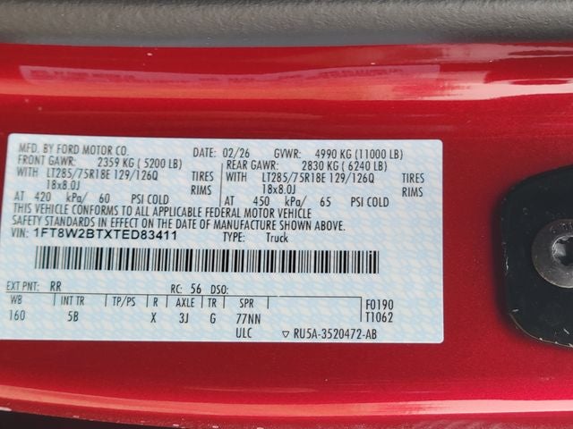 2026 Ford F-250SD Lariat