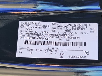 2022 Ford F-350SD Lariat