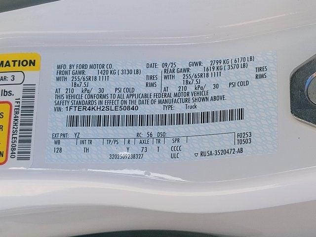 2025 Ford Ranger Lariat