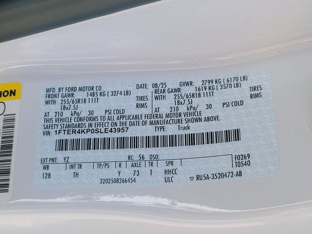 2025 Ford Ranger Lariat