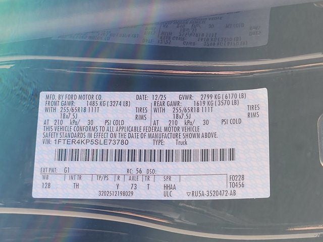 2025 Ford Ranger Lariat