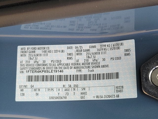 2025 Ford Ranger Lariat