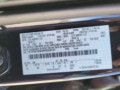 2023 Ford F-150 Platinum