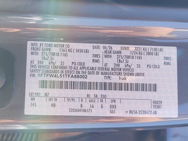 2026 Ford F-150 Tremor