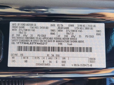 2026 Ford F-150 Tremor