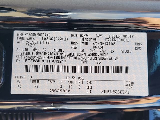 2026 Ford F-150 Tremor