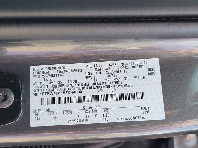 2025 Ford F-150 Tremor