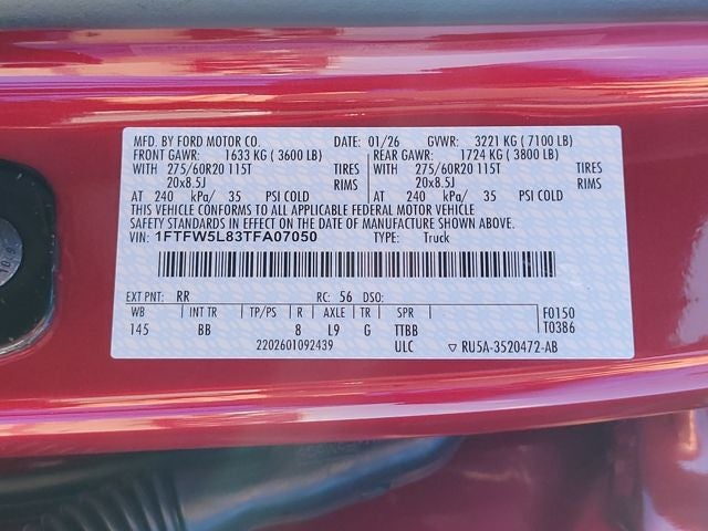 2026 Ford F-150 Lariat