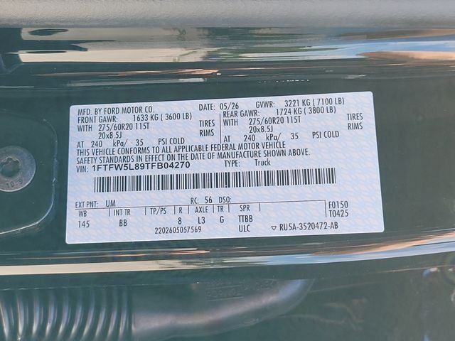 2026 Ford F-150 Lariat