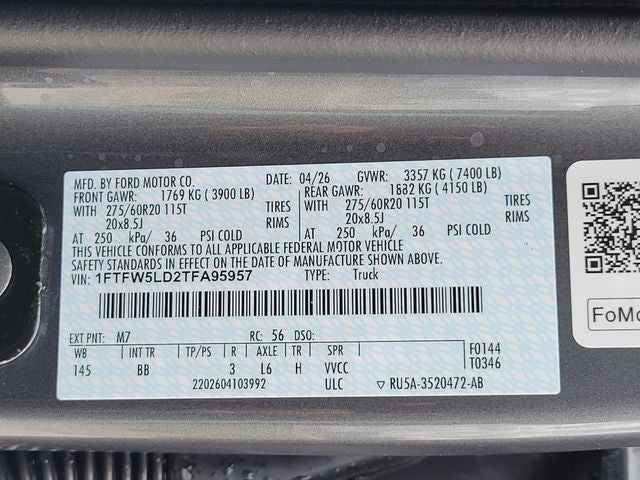2026 Ford F-150 Lariat