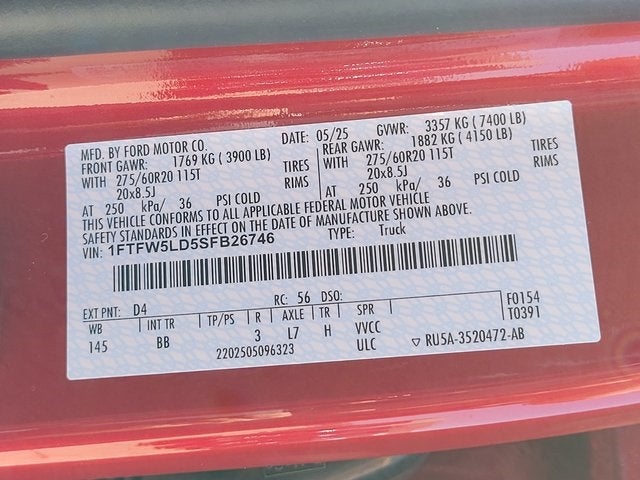 2025 Ford F-150 Lariat