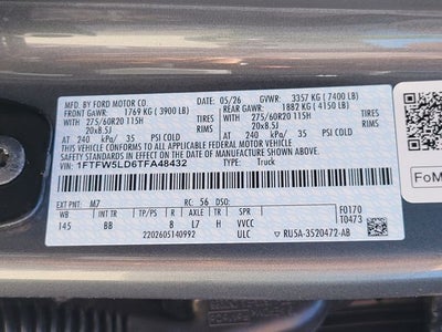 2026 Ford F-150 Lariat