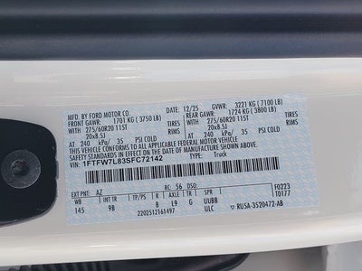 2025 Ford F-150 Platinum