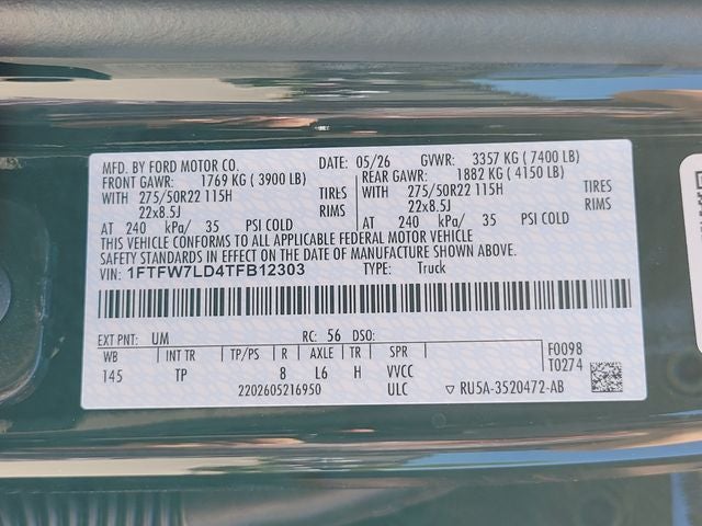2026 Ford F-150 Platinum
