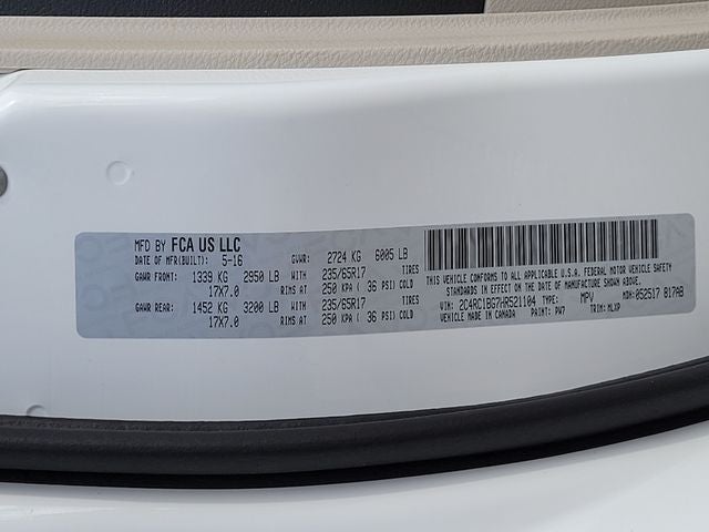 2017 Chrysler Pacifica Touring L