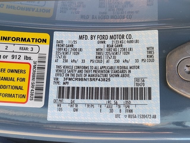 2025 Ford Bronco Sport Big Bend