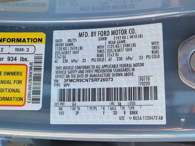 2025 Ford Bronco Sport Outer Banks