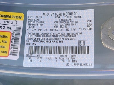 2025 Ford Bronco Sport Outer Banks