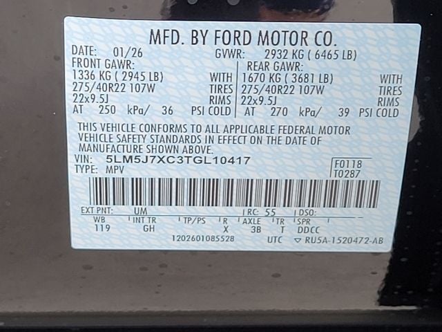 2026 Lincoln Aviator Reserve